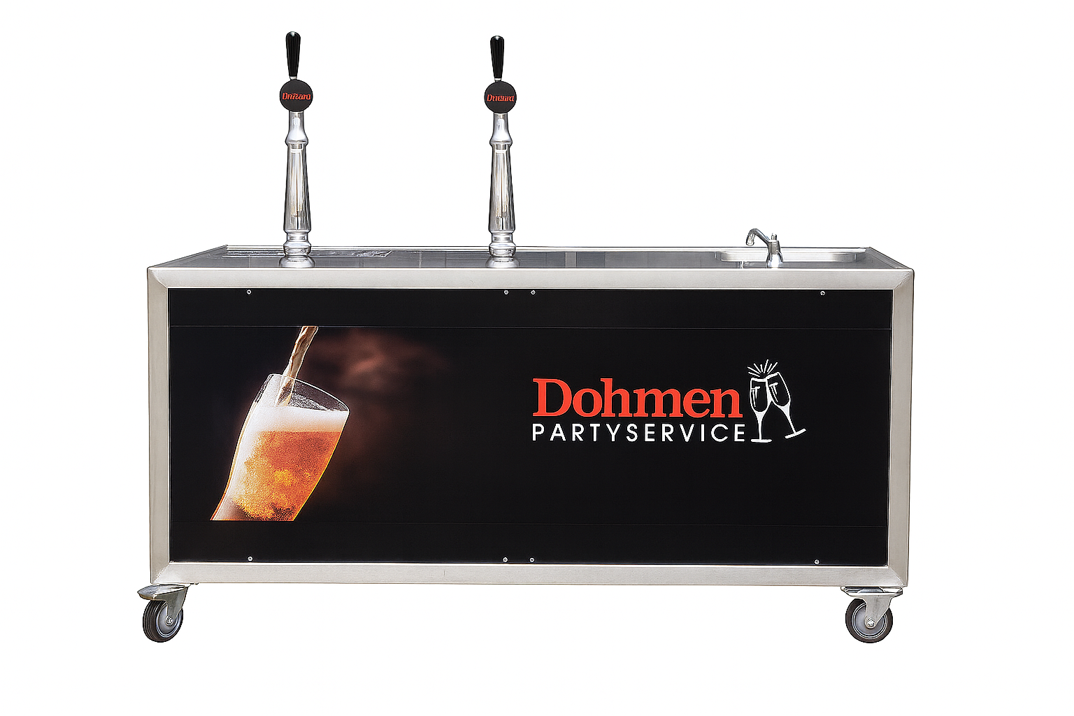 Dubbelkraans tapinstallatie